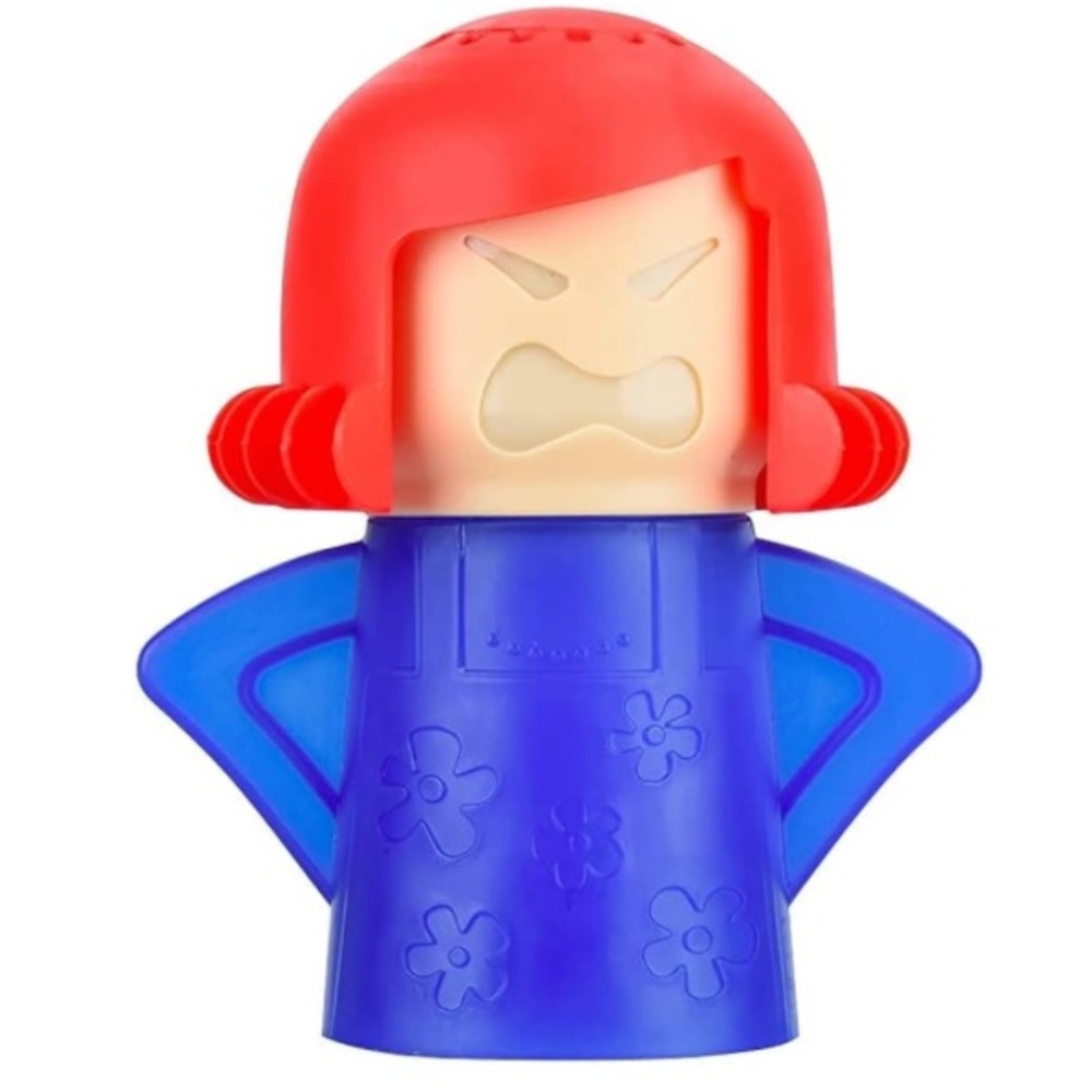 Fuming Mama Microwave Cleaner - Red and Blue